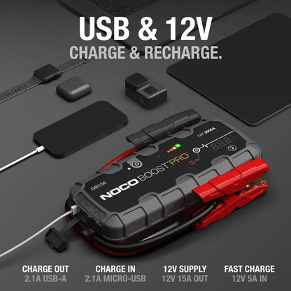 NOCO Boost Pro GB150 3000A UltraSafe Jump Starter