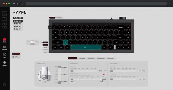 Hyzen Lofee Keyboard